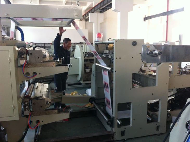 Flat Bottom Paper Bag Making Machine Inline Printer Flat Bottom Paper Bag Making Machine Inline Printer